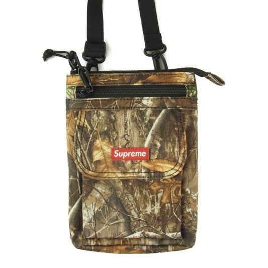Supreme シュプリーム 19AW Shoulder Bag Real Tree Camo リアルツリーカモ ショルダーバッグ ポーチ ポシェット グリーン系【美品】【中古】