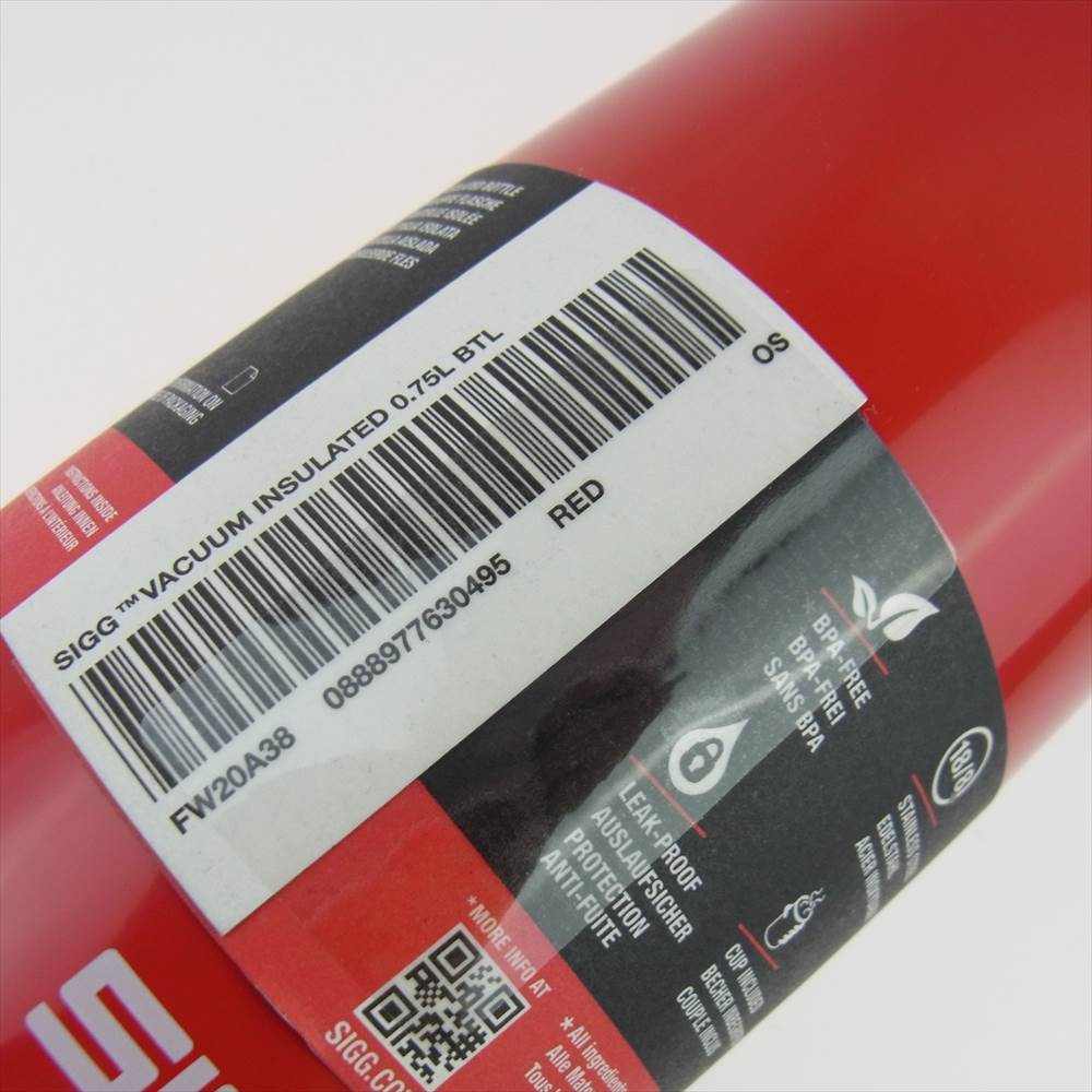 Supreme シュプリーム 20AW × シグ SIGG Vacuum Insulated 0.75L Bottle ボトル タンブラー 水筒 レッド系【新古品】【未使用】【中古】