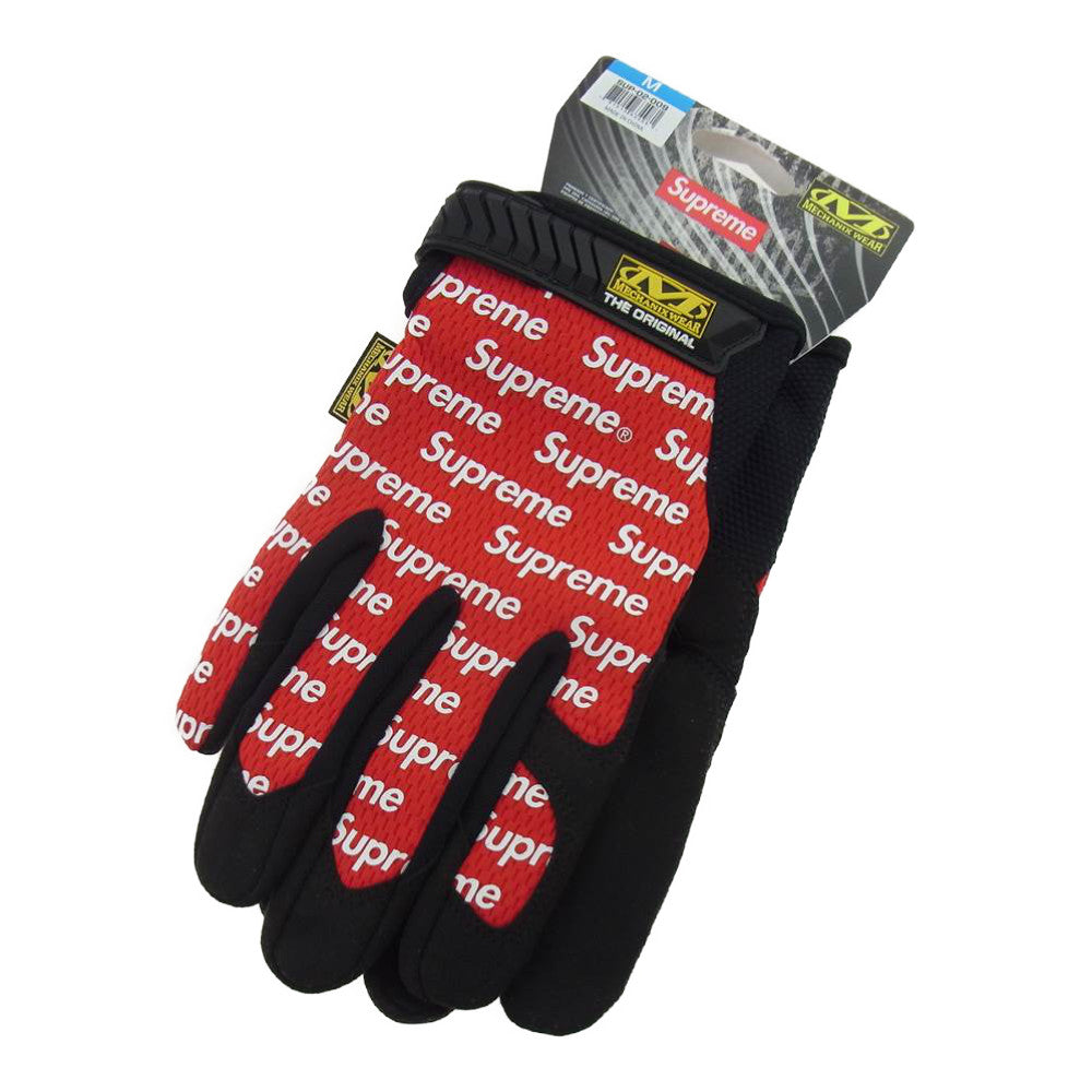 Supreme シュプリーム 17SS × Mechanix Wear 17SS original work gloves オリジナル ワーク  グローブ 手袋 M【新古品】【未使用】【中古】