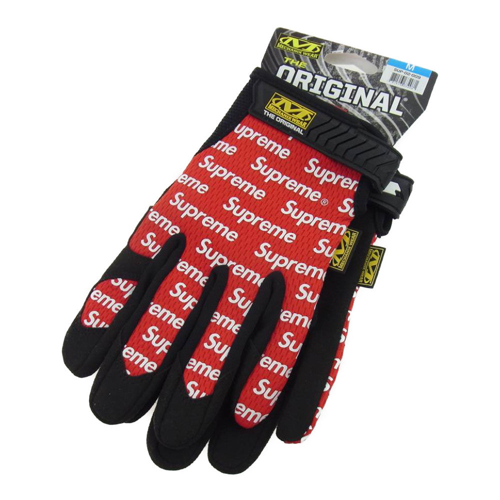 Supreme シュプリーム 17SS × Mechanix Wear 17SS original work gloves オリジナル ワーク グローブ 手袋 M【新古品】【未使用】【中古】