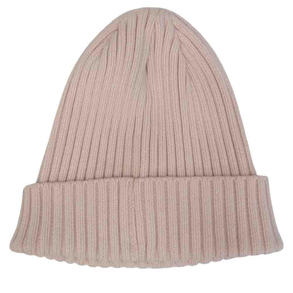Supreme シュプリーム 17SS Overdyed Ribbed Beanie スモールボックスロゴ オーバーダイ リブ ビーニー ニットキャップ ピンク系【中古】
