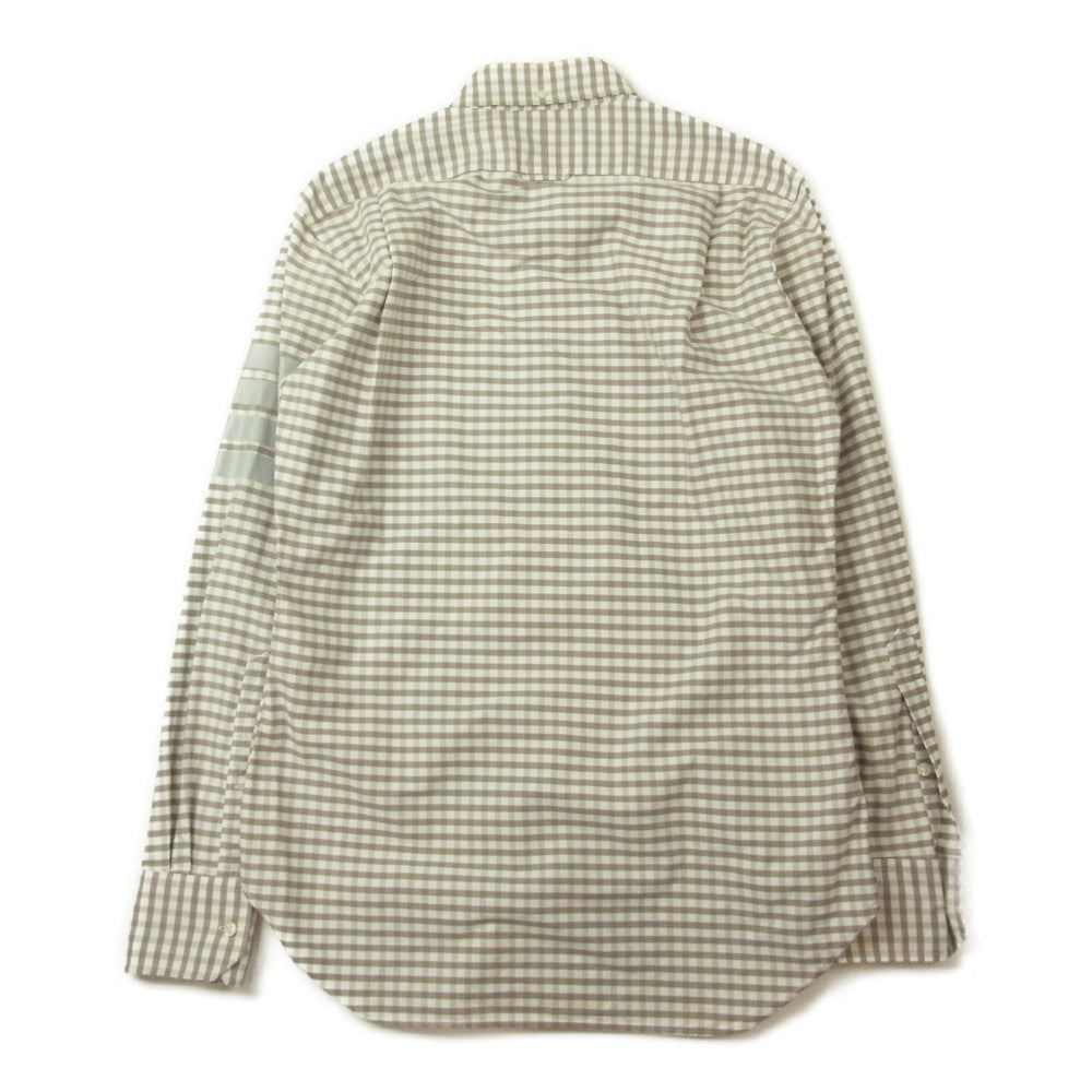 THOM BROWNE トムブラウン 国内正規品 ギンガムチェック 袖 THOM BROWNE トムブラウン 国内正規品 ギンガムチェック 袖