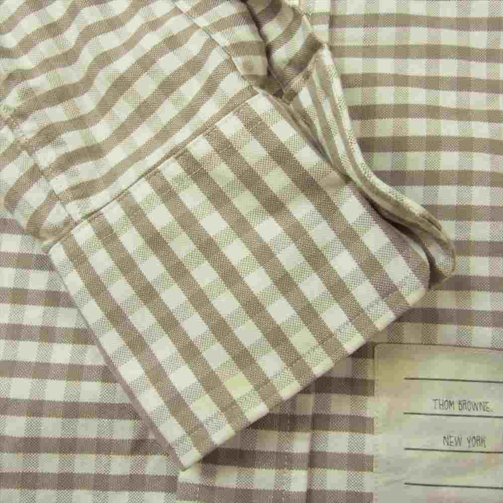 THOM BROWNE トムブラウン 国内正規品 ギンガムチェック 袖 THOM BROWNE トムブラウン 国内正規品 ギンガムチェック 袖