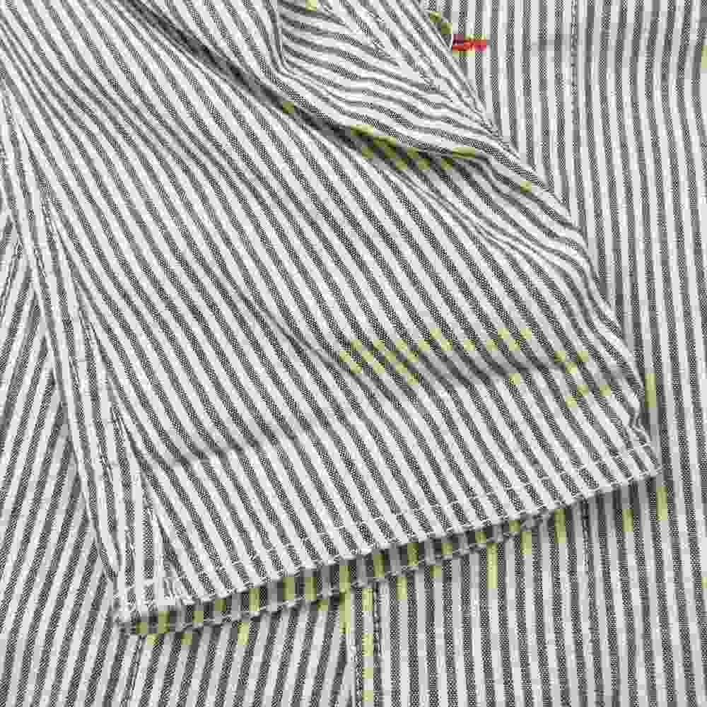 Engineered Garments エンジニアードガーメンツ INTERMEDIATES インターメディエイツ 12SS STUDIO JACKET HICKORY STRIPE ヒッコリースタジオジャケット インディゴブルー系 ホワイト系 M【中古】