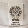 CHROME HEARTS クロムハーツ（原本無） 国内正規品 スクロールラベル CHプラス クロスプリント ポケット付き 半袖 Tシャツ ホワイト系 M【中古】