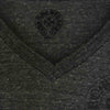 CHROME HEARTS クロムハーツ（原本無） 国内正規品 星条旗 ホースシュー ダガー プリント Vネック 半袖 Tシャツ グレー系 XL【中古】
