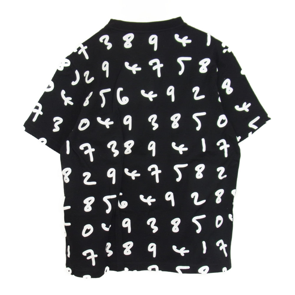 Paul Smith ポール・スミス Numbers ナンバリング プリント 半袖 Tシャツ カットソー ブラック系 L【中古】