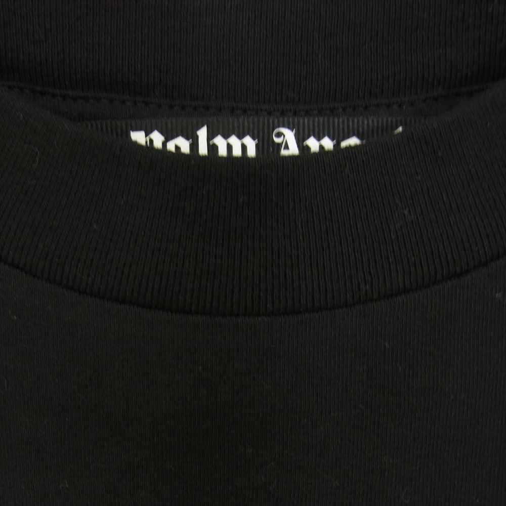 PALM ANGELS パームエンジェルス PMAA001S20413006 SIDE NEW GOTHIC TEE ロゴプリント 半袖 Tシャツ カットソー ブラック系 M【中古】