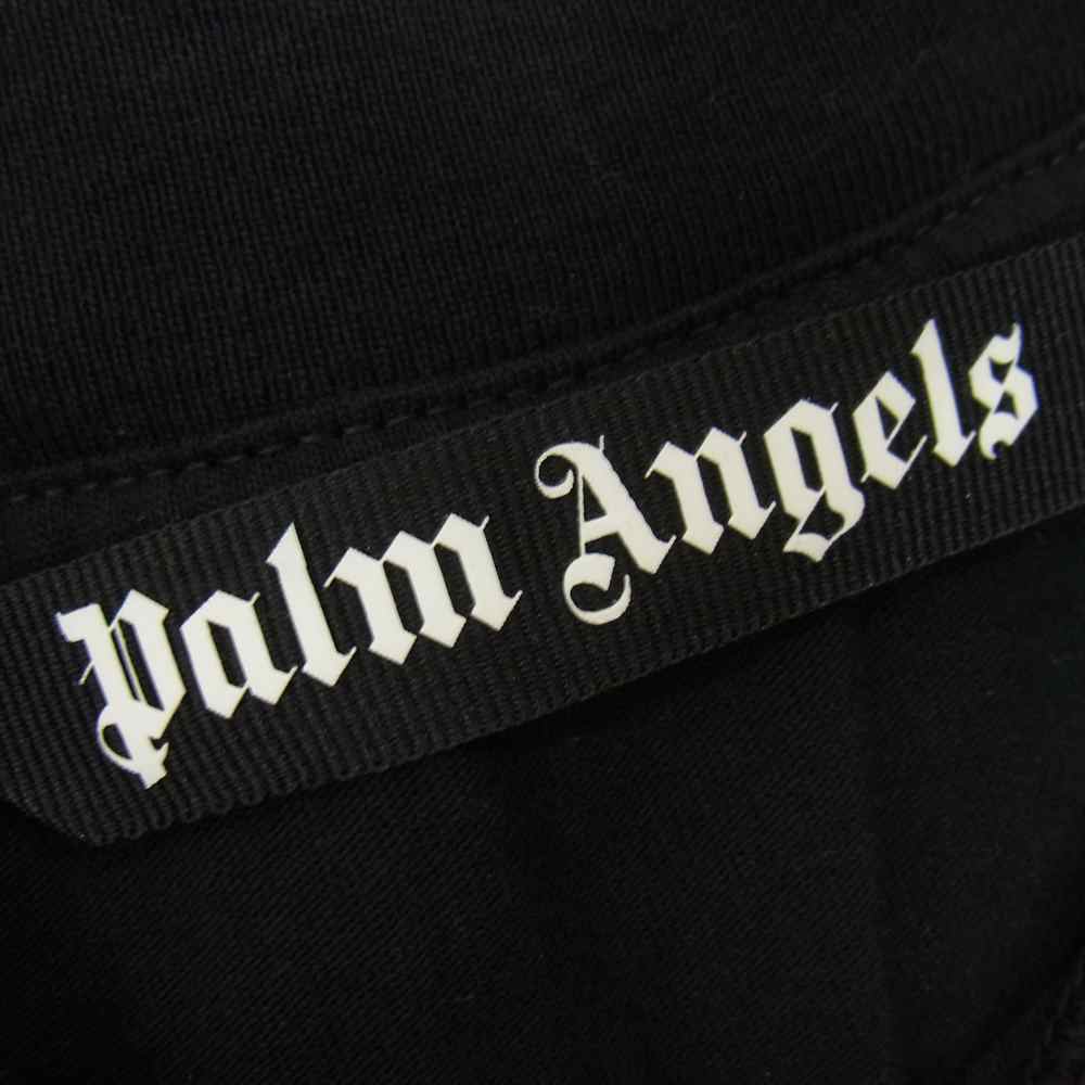PALM ANGELS パームエンジェルス PMAA001S20413006 SIDE NEW GOTHIC TEE ロゴプリント 半袖 Tシャツ カットソー ブラック系 M【中古】
