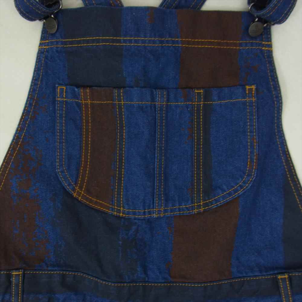 Vivienne Westwood ヴィヴィアンウエストウッド オーブ刺繍 ハンドストライプ サロペット デニム オーバーオール ネイビー系 M【美品】【中古】