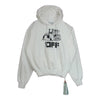 OFF-WHITE オフホワイト OMBB037R21FLE009 WORLD CATERPILLAR OFF LOGO ワールド キャタピラー ロゴ フーディ パーカー ホワイト系 M【極上美品】【中古】