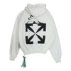OFF-WHITE オフホワイト OMBB037R21FLE009 WORLD CATERPILLAR OFF LOGO ワールド キャタピラー ロゴ フーディ パーカー ホワイト系 M【極上美品】【中古】