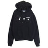 OFF-WHITE オフホワイト OMBB034E20FlE002 HAND OFF LOGO ハンド オフ ロゴパーカー フーディ ブラック系 S【中古】