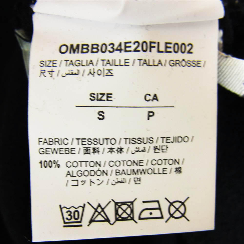 OFF-WHITE オフホワイト OMBB034E20FlE002 HAND OFF LOGO ハンド オフ ロゴパーカー フーディ ブラック系 S【中古】