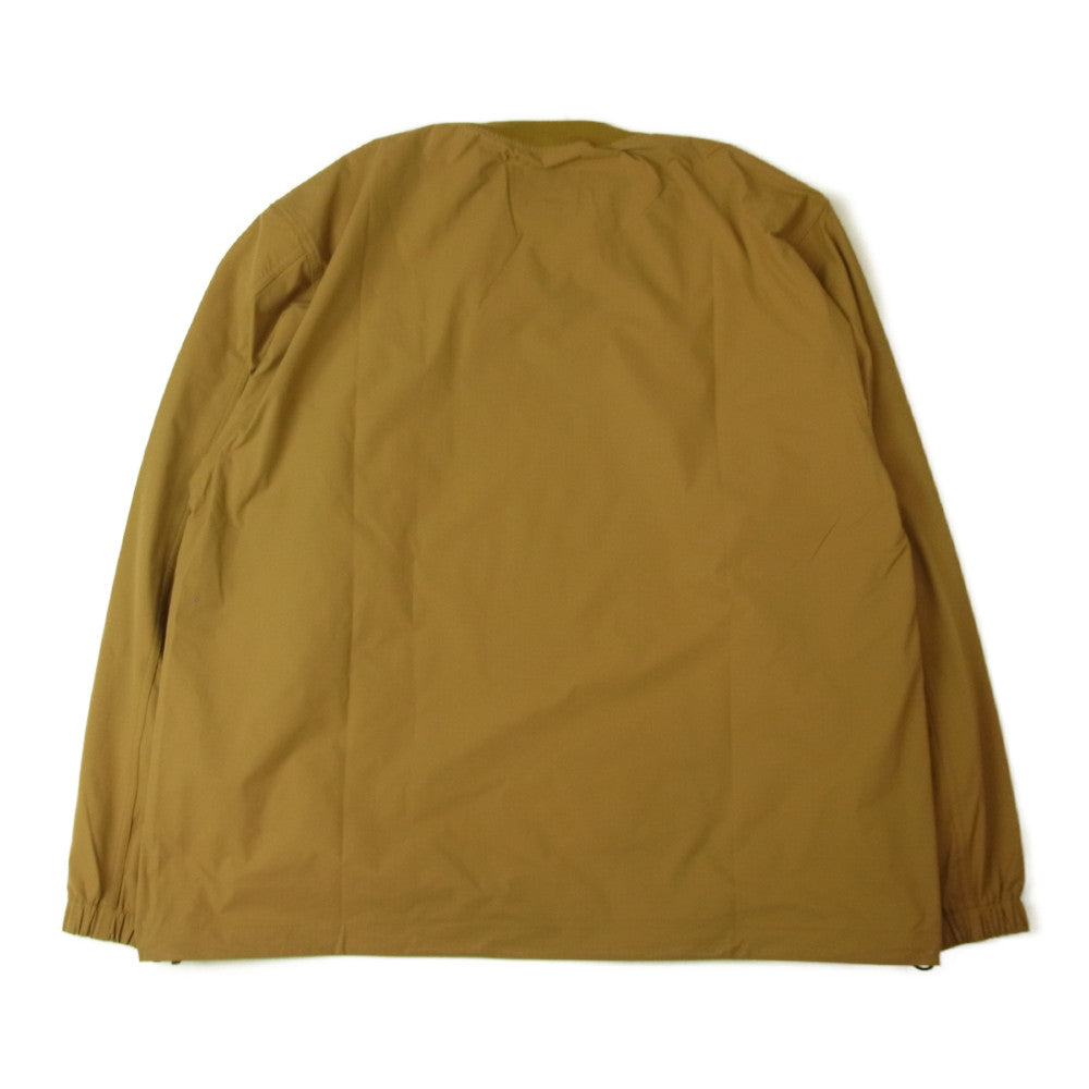 WTAPS ダブルタップス 22SS 221BRDT-SHM04 Smock L/S poly ripstop 2WAY ストレッチ リップストップ クルーネック プルオーバー シャツ ベージュ系 3【新古品】【未使用】【中古】