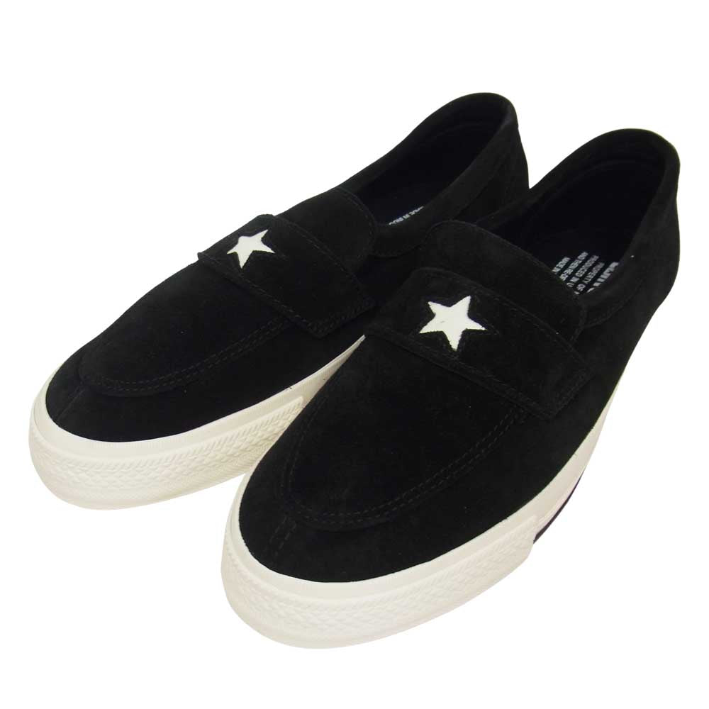 CONVERSE コンバース 1SC911 addict NEXUSVII One Star Loafer アディクト ネクサスセブン ワンスター ローファー ローカット スニーカー ブラック系 26.5cm【新古品】【未使用】【中古】