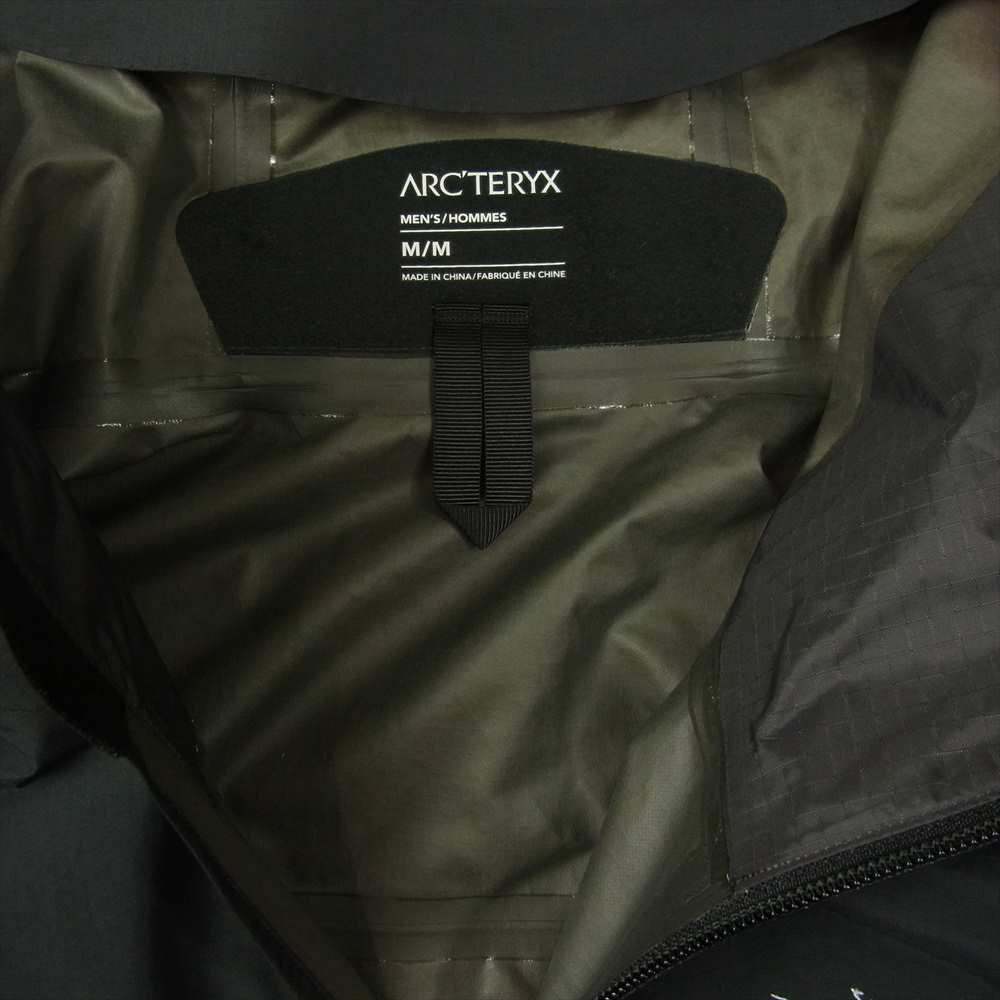 ARC'TERYX アークテリクス 国内正規品 ZETA SL JACKET Gore-TEX ゼータ SL ジャケット ゴア テックス ブラック系 M【極上美品】【中古】