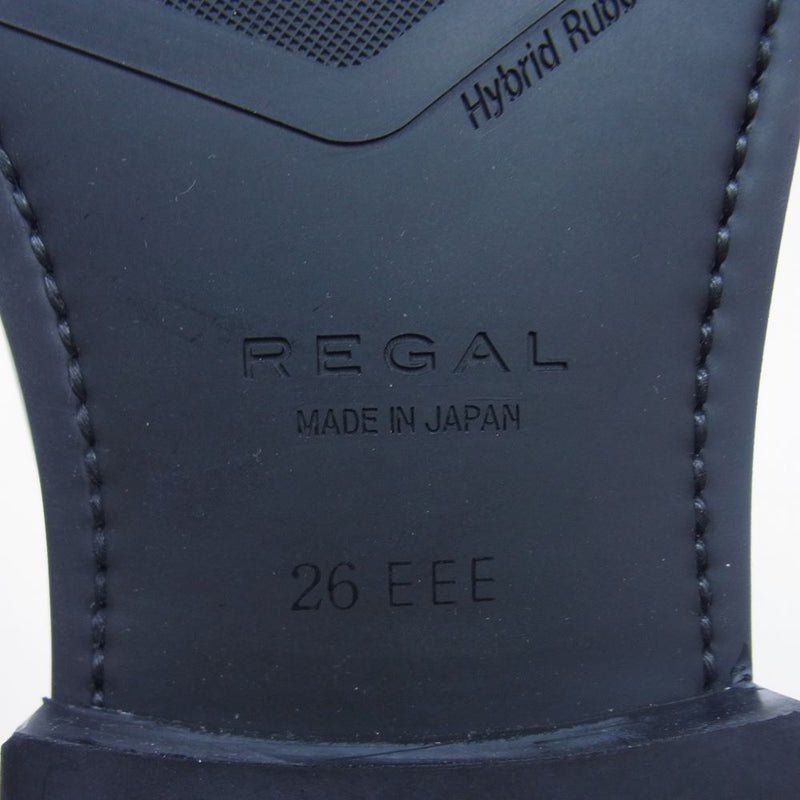 REGAL リーガル W491 GORE-TEX ゴアテックス ストレートチップ シューズ ブラック系 26cm【極上美品】【中古】