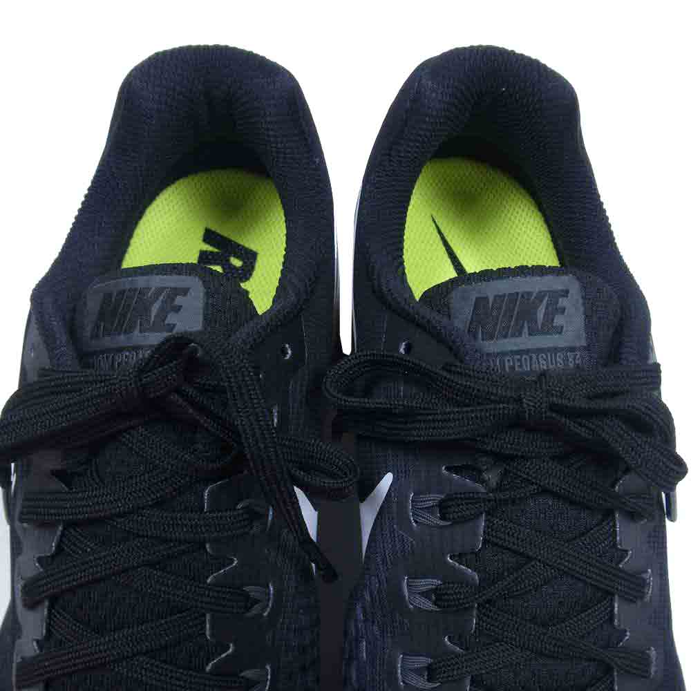 NIKE ナイキ AIR ZOOM PEGASUS エア ズーム ペガサス スニーカー ブラック系 US8.5【新古品】【未使用】【中古】