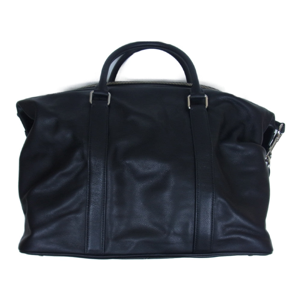 COACH コーチ F54765 レザー ボストン バッグ ショルダー ブラック系【中古】
