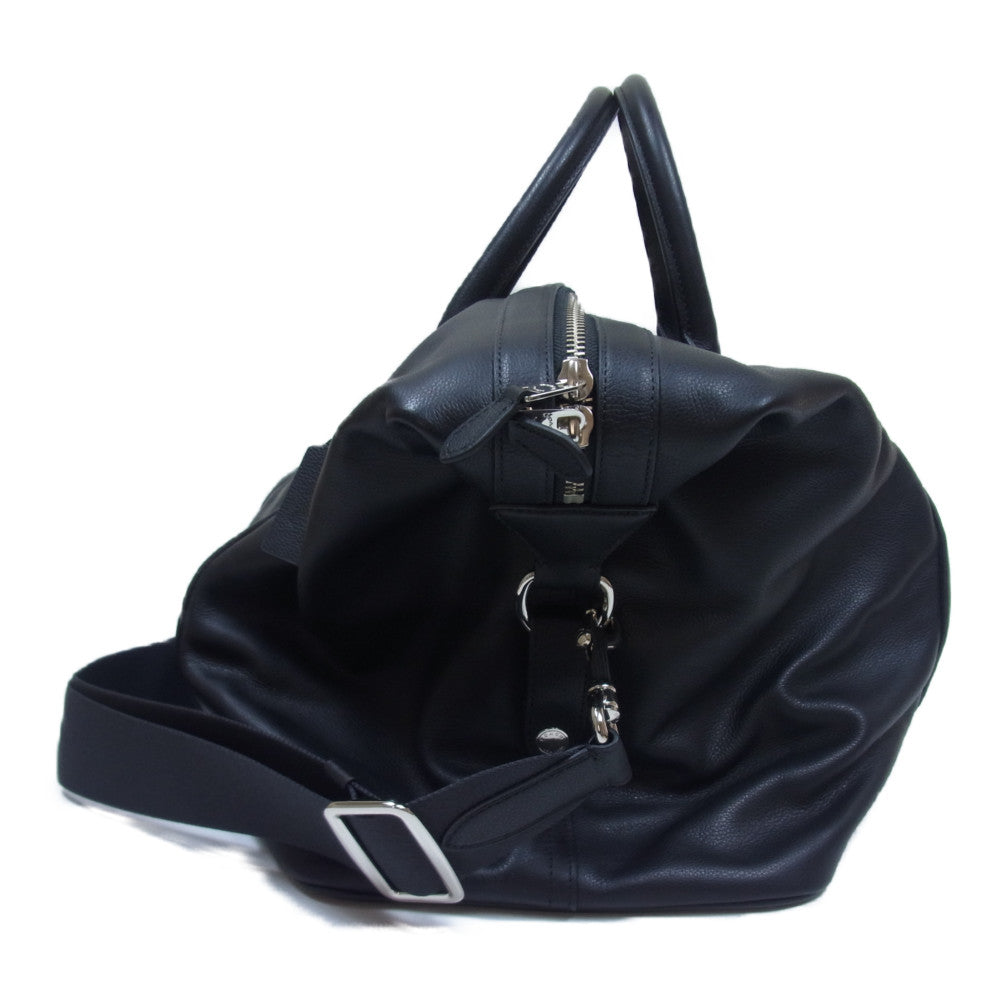 COACH コーチ F54765 レザー ボストン バッグ ショルダー ブラック系【中古】