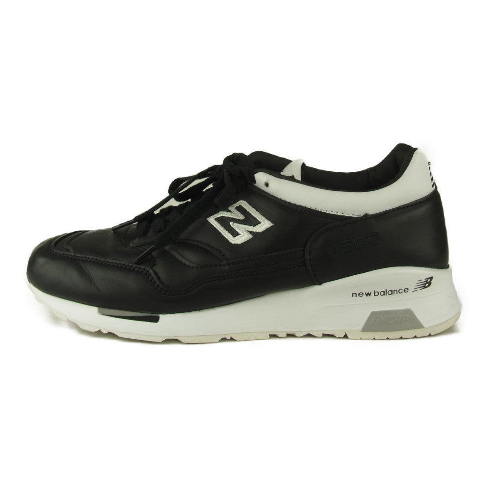 NEW BALANCE ニューバランス M1500FB FOOTBALL PACK レザー ローカット スニーカー ブラック系 26㎝【美品】【中古】