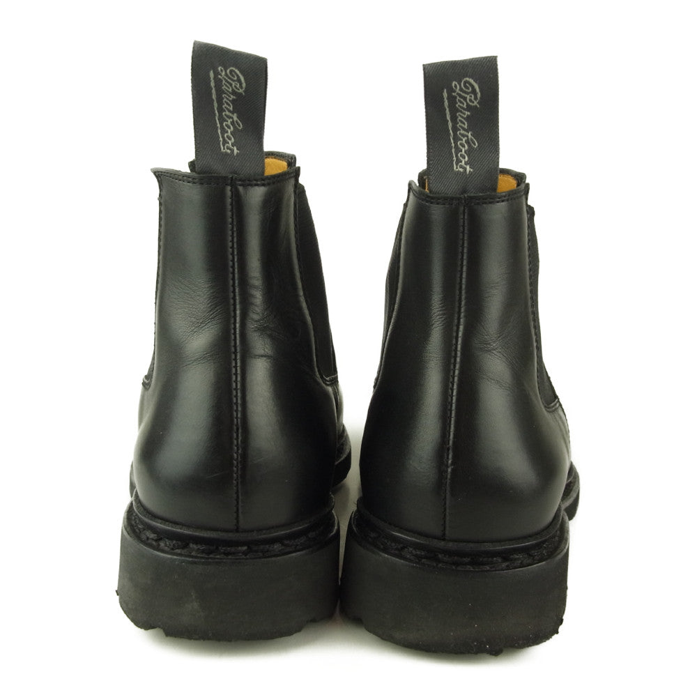 Paraboot パラブーツ CHAMFORT シャンフォート サイドゴア レザー ブーツ ブラック系 6.5【中古】