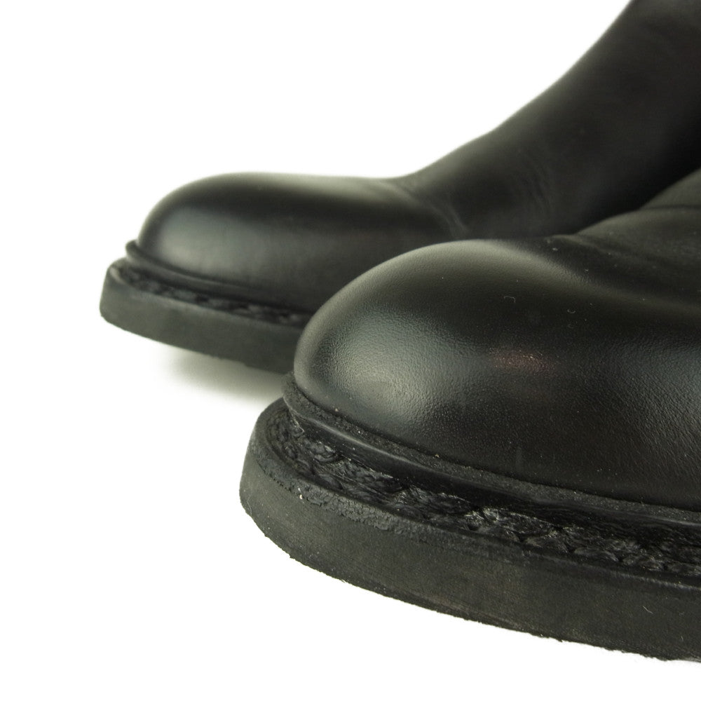 Paraboot パラブーツ CHAMFORT シャンフォート サイドゴア レザー ブーツ ブラック系 6.5【中古】
