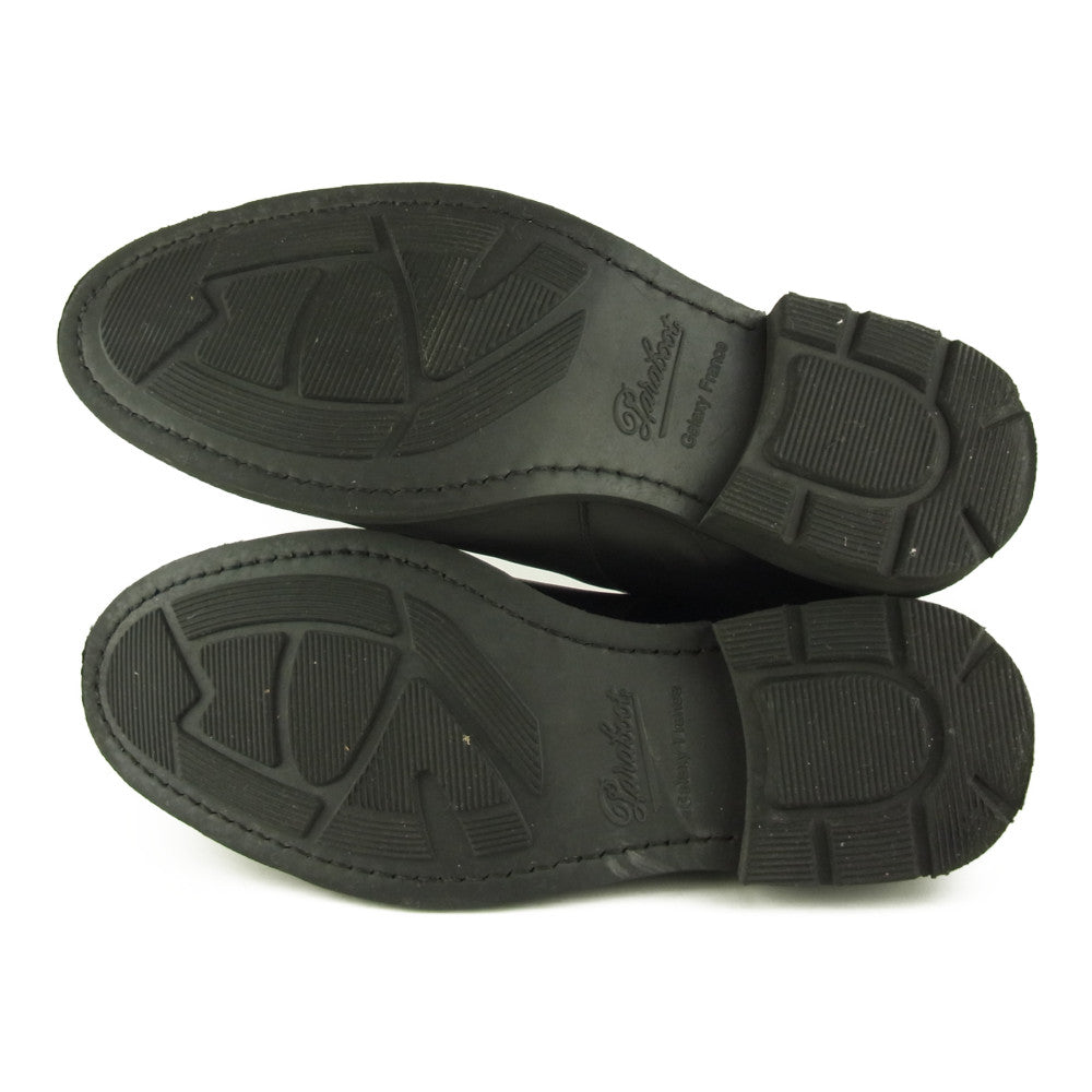 Paraboot パラブーツ CHAMFORT シャンフォート サイドゴア レザー ブーツ ブラック系 6.5【中古】