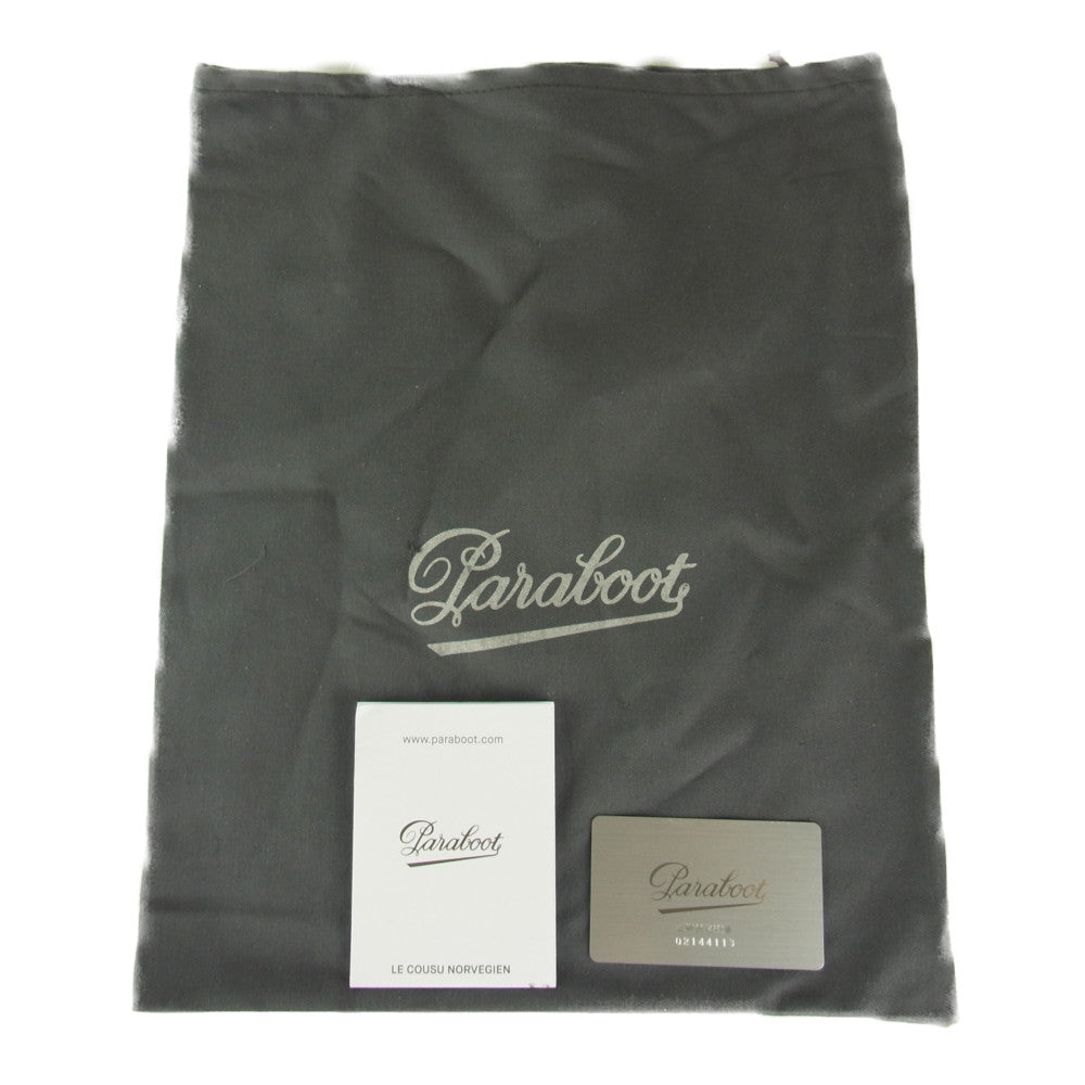 Paraboot パラブーツ CHAMFORT シャンフォート サイドゴア レザー ブーツ ブラック系 6.5【中古】