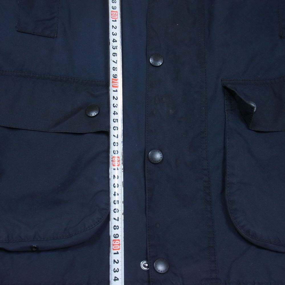 SOPHNET. ソフネット 15AW SOPH-156001 × BARBOUR バブアー SLIM-FIT BEAUFORT スリムフィット ビューフォート オイルド ジャケット ダークネイビー系 L【中古】