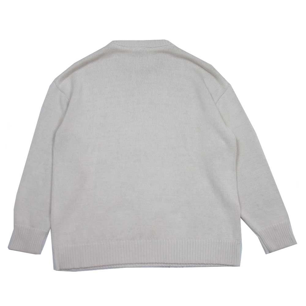 BALENCIAGA バレンシアガ 683303 SPORTY B スポーティ ロゴ刺繍 ニット セーター アイボリー系 XS【中古】