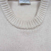 BALENCIAGA バレンシアガ 683303 SPORTY B スポーティ ロゴ刺繍 ニット セーター アイボリー系 XS【中古】