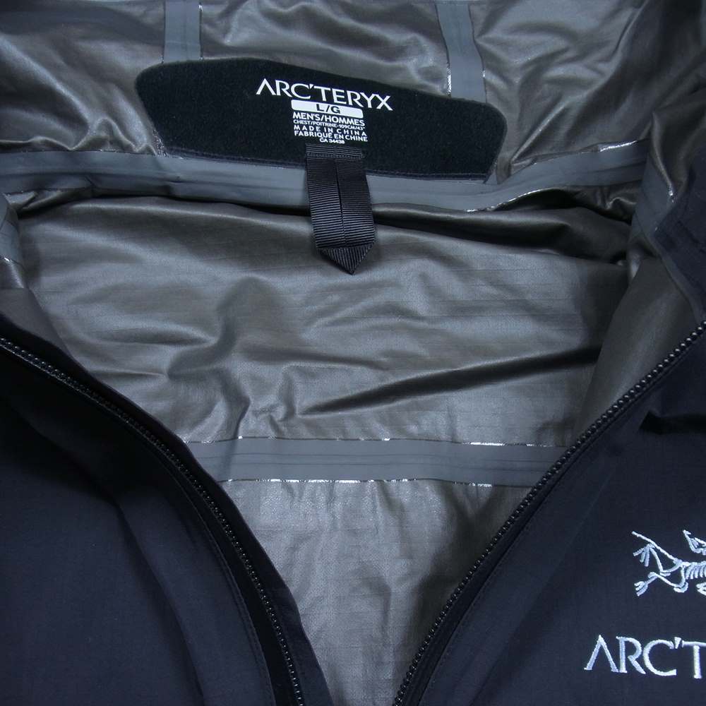 ARC'TERYX アークテリクス 国内正規品 Zeta SL Jacket GORE-TEX ゼータ SL ジャケット ゴアテックス ブラック系 L【極上美品】【中古】