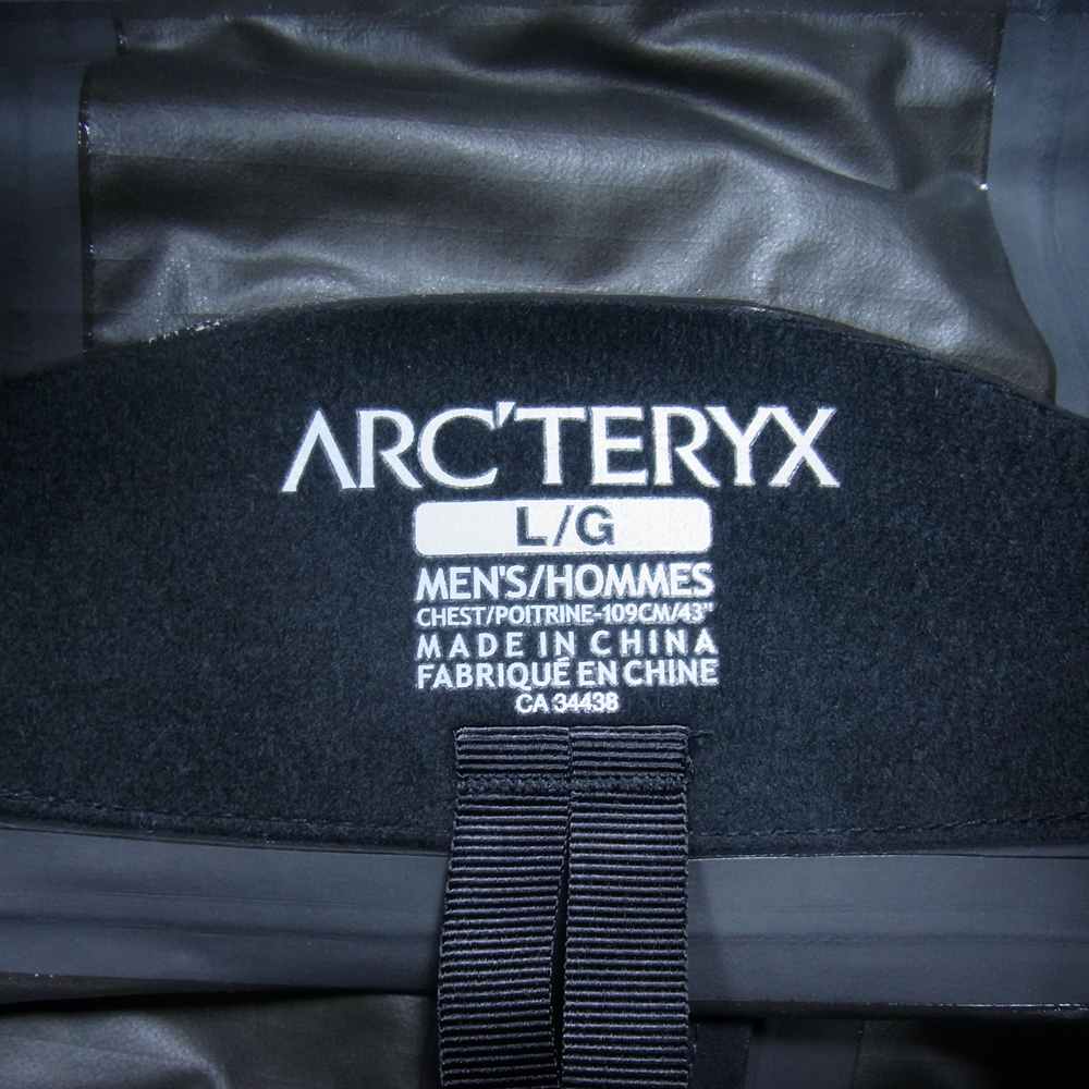 ARC'TERYX アークテリクス 国内正規品 Zeta SL Jacket GORE-TEX ゼータ SL ジャケット ゴアテックス ブラック系 L【極上美品】【中古】