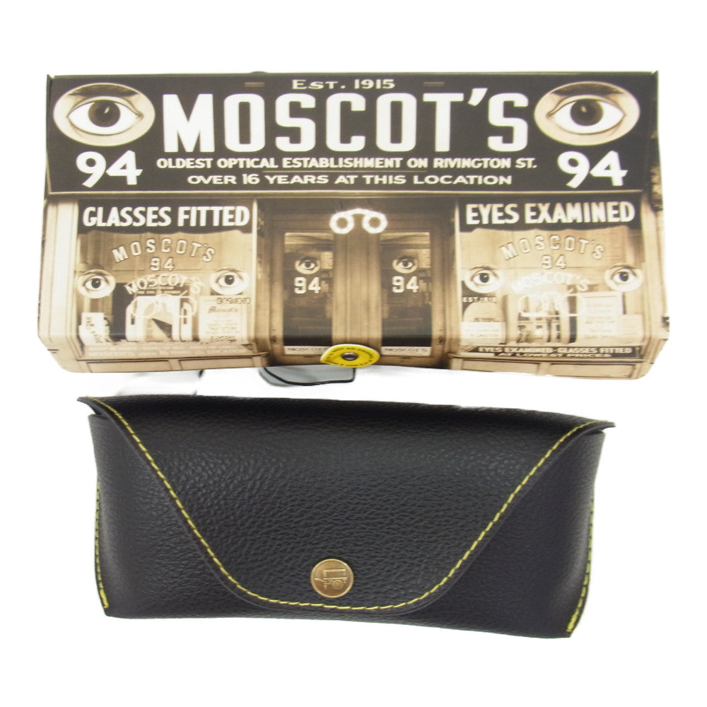 モスコット LEMTOSH レムトッシュ 46 ブラック系 46□24 145【美品