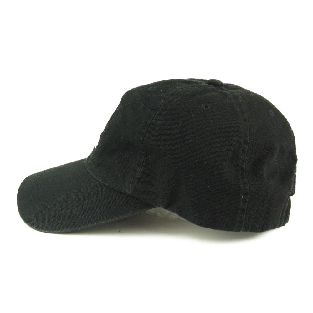 STUSSY ステューシー 90s クロスボーン キャップ ブラック系【中古】