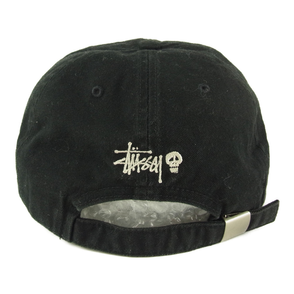 STUSSY ステューシー 90s クロスボーン キャップ ブラック系【中古】