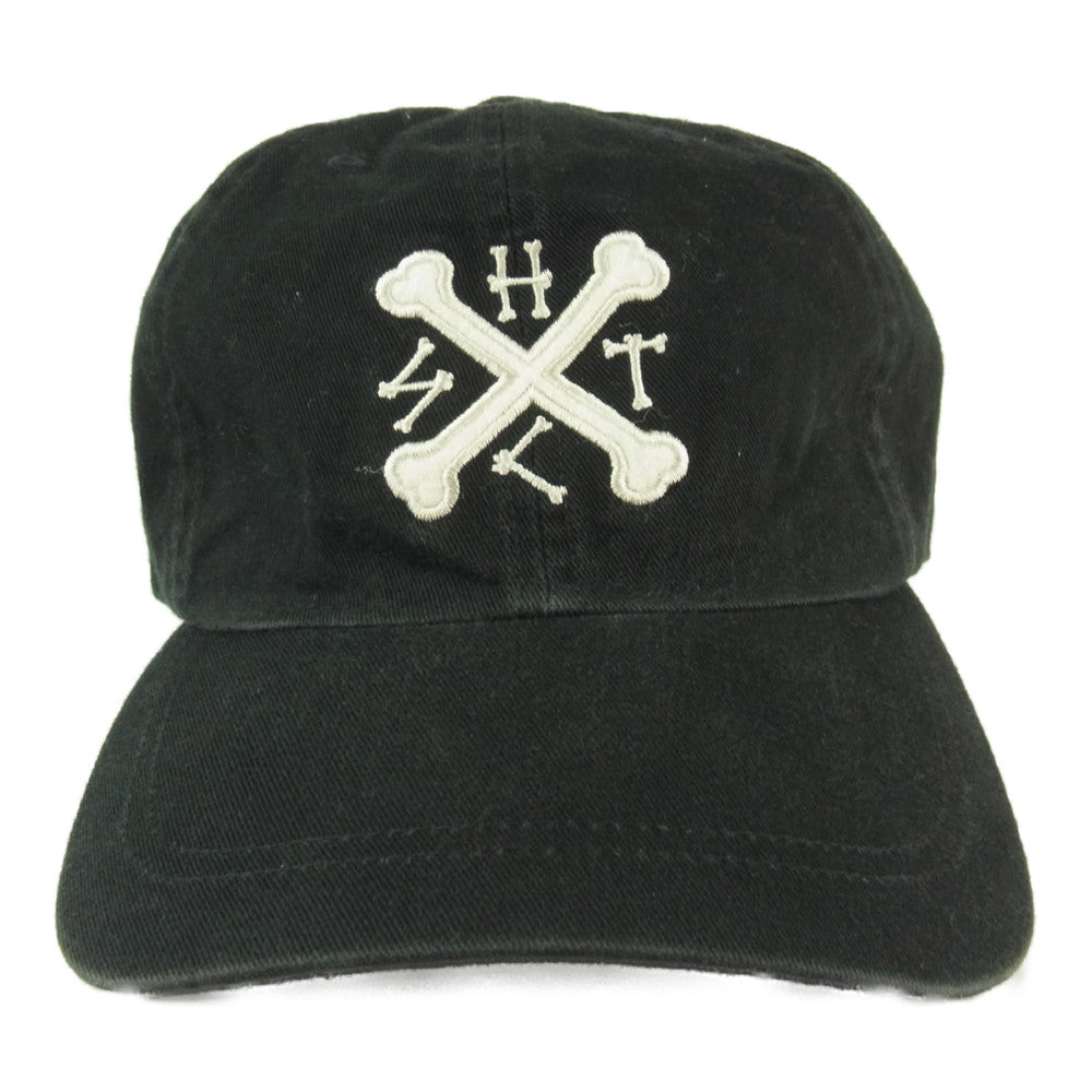 STUSSY ステューシー 90s クロスボーン キャップ ブラック系【中古】