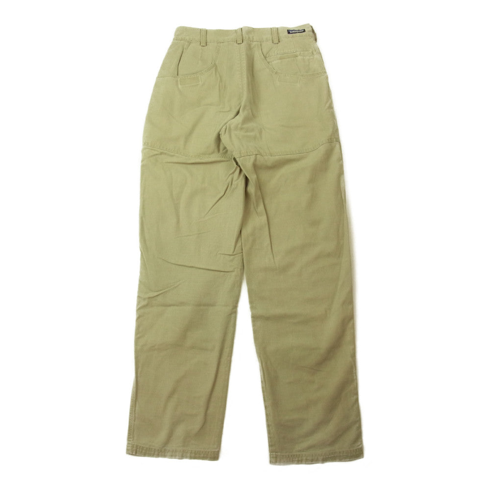 patagonia パタゴニア 97SS 55132 97年製 オーガニック コットン スタンドアップ パンツ ダブルニー ベージュ系 28【中古】