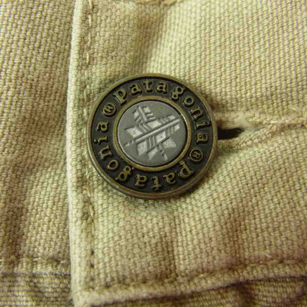 patagonia パタゴニア 97SS 55132 97年製 オーガニック コットン スタンドアップ パンツ ダブルニー ベージュ系 28【中古】