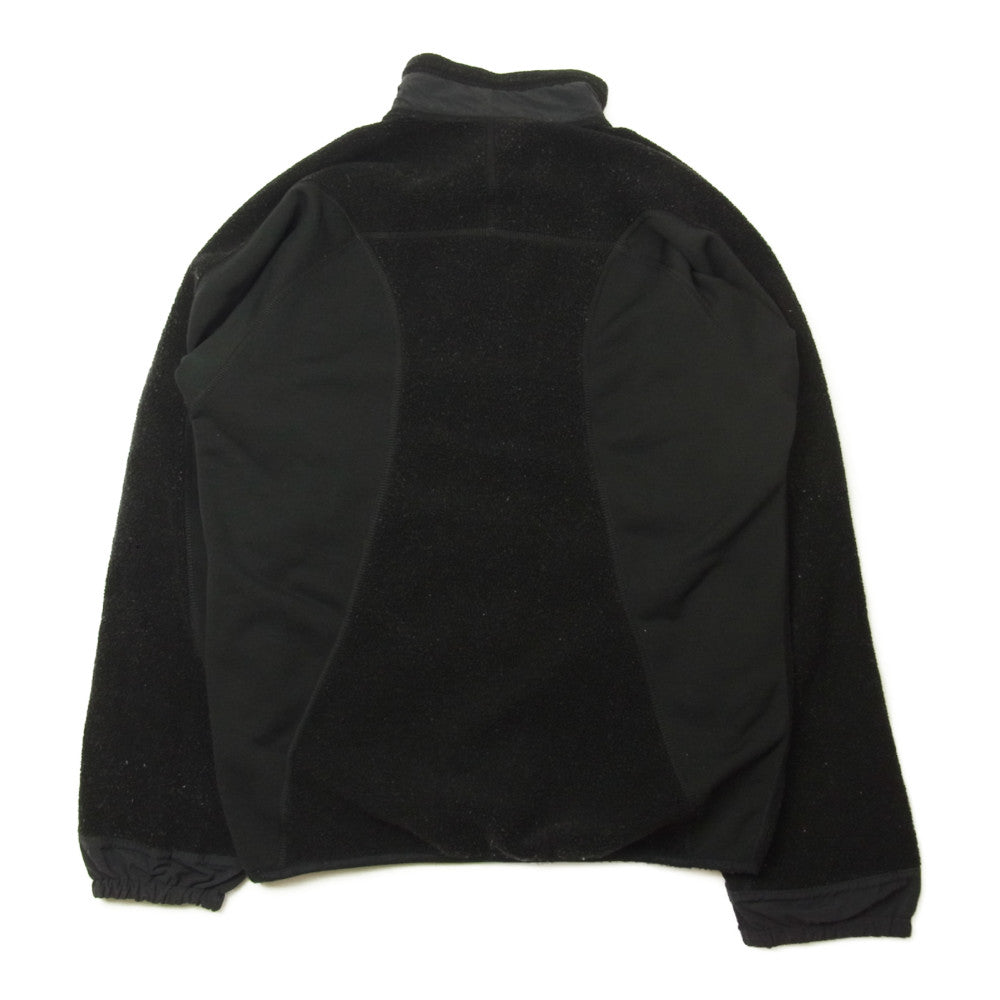 patagonia パタゴニア USA製 ストレッチ 切替 フリース ジャケット ブラック系 S【中古】