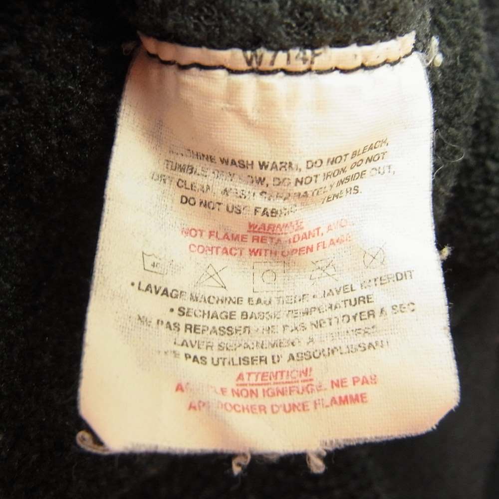 patagonia パタゴニア USA製 ストレッチ 切替 フリース ジャケット ブラック系 S【中古】