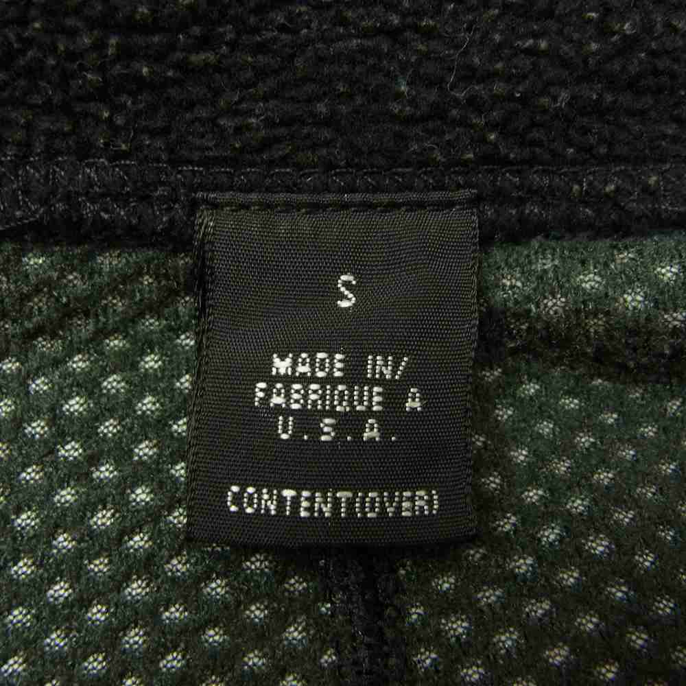 patagonia パタゴニア USA製 ストレッチ 切替 フリース ジャケット ブラック系 S【中古】