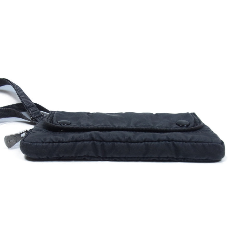 PORTER CLASSIC ポータークラシック SUPER NYLON WALLET POUCH スーパーナイロン ウォレットポーチ ショルダー チャコール系【中古】