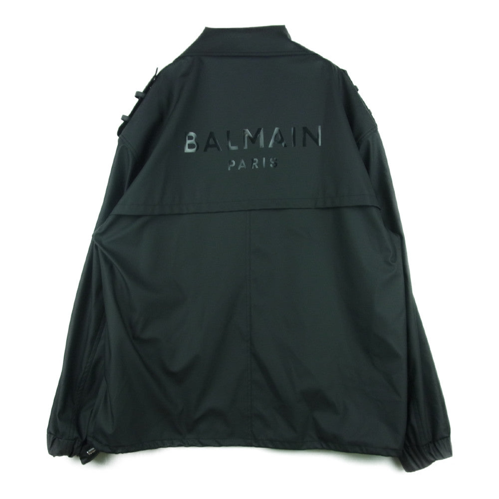 BALMAIN バルマン TG095XC03 GIACCA BIKER ジャッカ バイカー ジャケット ブラック系 52【中古】