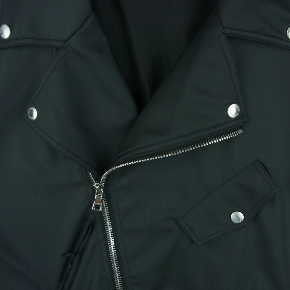 BALMAIN バルマン TG095XC03 GIACCA BIKER ジャッカ バイカー ジャケット ブラック系 52【中古】
