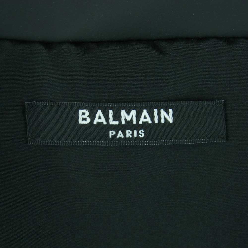 BALMAIN バルマン TG095XC03 GIACCA BIKER ジャッカ バイカー ジャケット ブラック系 52【中古】