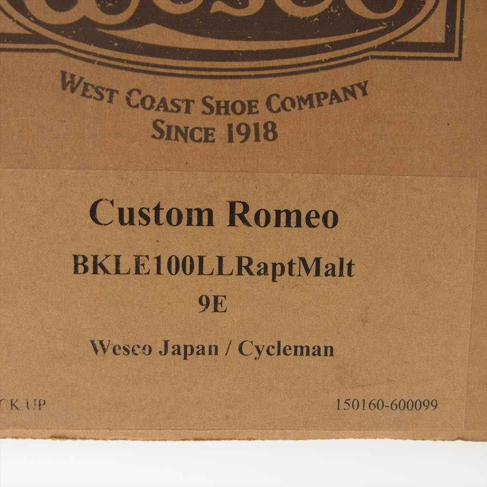 CHROME HEARTS クロムハーツ（原本無） Wesco Custom ROMEO ウエスコ カスタム ロメオ ブラック系 9 E【中古】