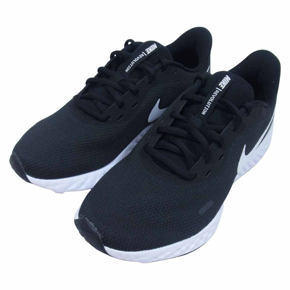 NIKE ナイキ BQ6714-003 Revolution 5 レボリューション5 スニーカー ブラック系 26cm【美品】【中古】